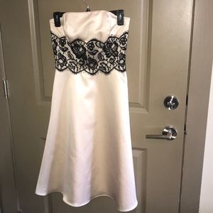 White House Black Market Champagne Dress